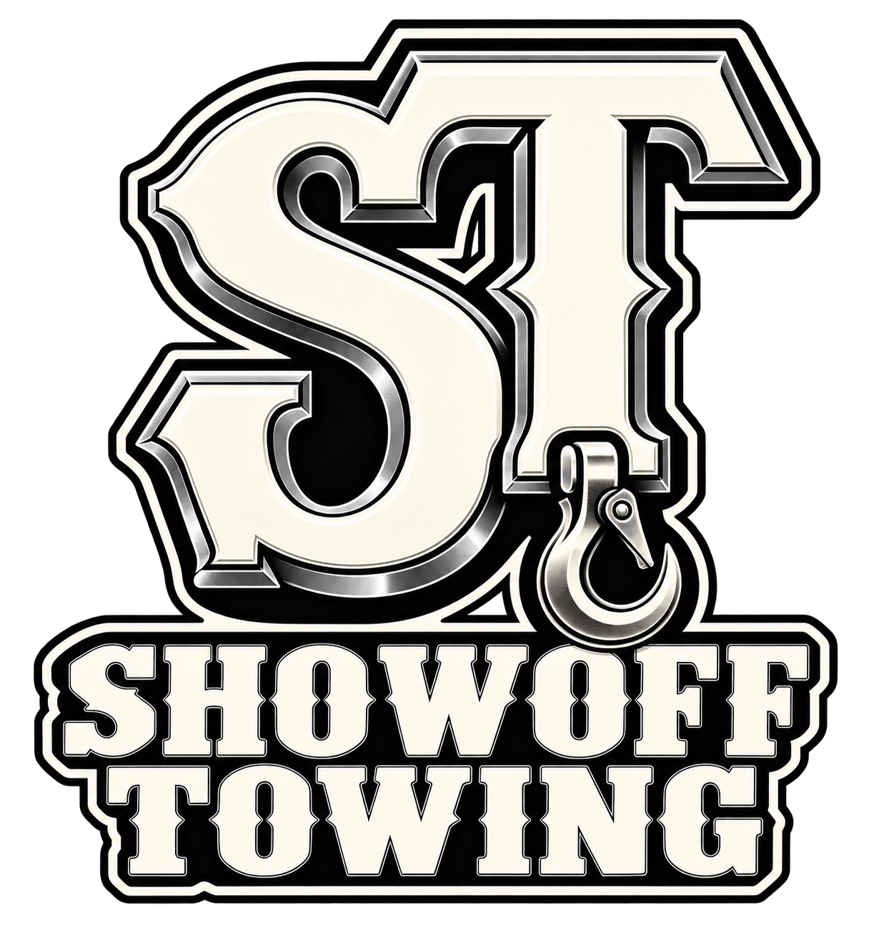 Showoff Towing tow-hook monogram